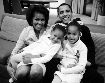 Barack Obama and His Children
